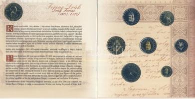 2001. 1Ft-100Ft 7klf db, szettben "Ezeréves a magyar pénzverés" T:BU + 2002. 1Ft-100Ft 8kl...