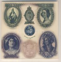 2007. 1Ft-100Ft 8klf db, dísztokos szettben, benne 50Ft "50 éves a Római Szerződés" T:BU +...