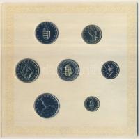 2008. 1Ft-100Ft 7 klf db, "Búcsú az egy- és kétforintostól" dísztokos szettben T:PP + 2008...