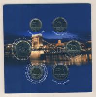 2008. 1Ft-100Ft 7 klf db, "Búcsú az egy- és kétforintostól" dísztokos szettben T:PP + 2009. 5Ft-200Ft 6klf db szettben "Lánchíd" T:BU