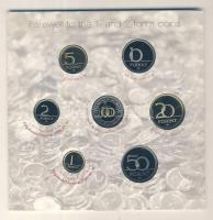 2008. 1Ft-100Ft 7 klf db, "Búcsú az egy- és kétforintostól" dísztokos szettben T:PP + 2009...