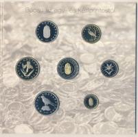 2008. 1Ft-100Ft 7 klf db, "Búcsú az egy- és kétforintostól" dísztokos szettben T:PP + 2009...