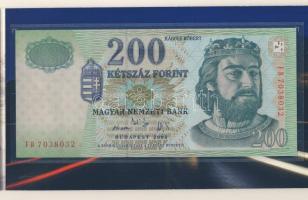 2009. 200Ft elsőnapi veret díszcsomagolásban +
2006. 200Ft "FB" "Búcsú a 200Ft-os ban...