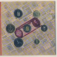 2002. 1Ft-100Ft 8klf db, szettben "Kossuth Év", benne 100Ft "Kossuth" T:BU