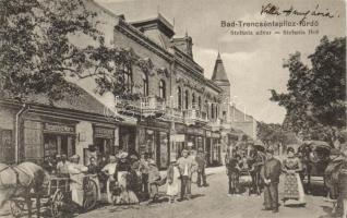 Trencsénteplic Stefánia-udvar, the shop of Mór Rosenfeld