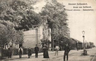 Szilberek railway station