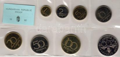 1992. 1Ft-200Ft 8 klf db szett T:PP RRR!!! 1Ft-100Ft-ig csak 1000db létezik!