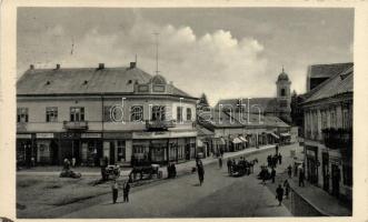 Huszt Masaryk street, Ogar shoe store, Shop of Nathan Grumfeld, Berkovits Rusenfel