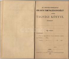 1899 Az Ungvár-Czeholnyai gör. kath. temetkezési egylet tagsági könyve