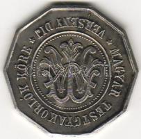 cca1900. "Magyar Testgyakorlók Köre" sportérem ezüst T:2