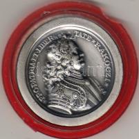 II. Rákóczi Ferenc vékony lemezplakett ezüst 5,64gr T:2