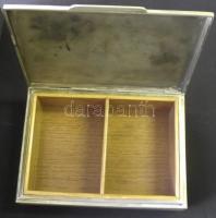 Alpakka asztali cigarettás doboz 17x12x5cm