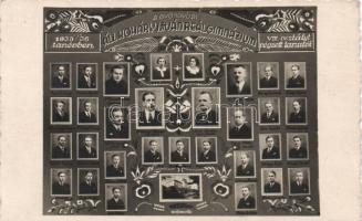 Gyöngyös Koháry István Reálgimnázium, Tabló, végzett évfolyam, 1935/36