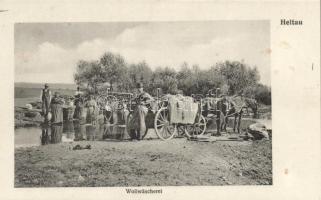 Nagydisznód (Heltau) wool washing