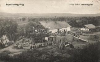 Sepsiszentgyörgy Pap Lehel's cement factory (EK)