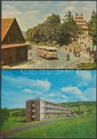 230db színes modern, futott magyar városképes lap