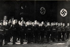 Budapest VII. Keleti pályaudvar, a Hitlerjugend küldöttsége