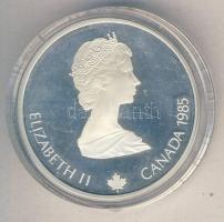 Kanada 1985. 20$ Ag "Téli olimpia-gyorskorcsolya" T:PP Eredeti exkluzív díszcsomagolásban,...