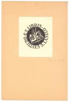 4db jelzett, magyar és külföldi ex libris különféle technikákkal és méretben