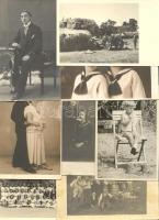 cca 1920 26 db érdekes fotó, benne katonaival