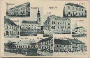 Miava, Myjava; Zidovska skola; vydava D. Pazicky / Jewish school