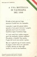 Giosue Carducci's A Una Bottiglia di Valtellina del 1848 / Italian national poem, propaganda (EK)