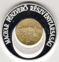 1999. Pénzverdei látogatási érme kapszulában T:PP