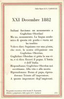 Giosue Carducci's XXI Decembre 1882 / Italian national poem, propaganda