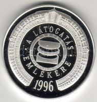 1996. Pénzverdei látogatási érme kapszulában T:PP