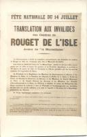 French propaganda leaflet, National Holiday