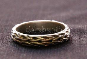 Ezüst gyűrű. Nagyméretű. / 
Silver ring Size: 69. W: 5,9g