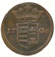 1706. X Poltura "II. Rákóczi Ferenc" (31.5mm/8.23g) T:2 / 
Hungary 1706. X Poltura "F...