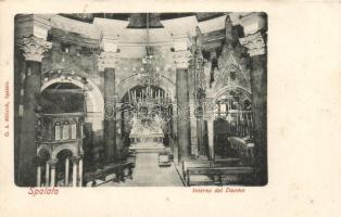 Split cathedral interior