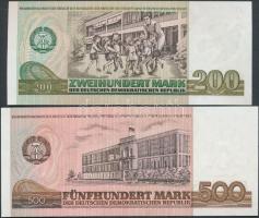 NDK 1985. 200M + 500M T:I
GDR 1985. 200 Mark + 500 Mark C:Unc