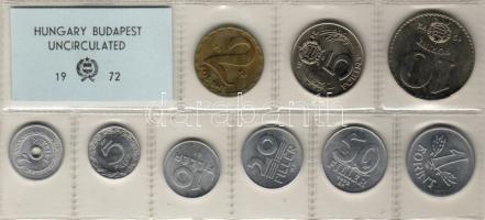 1972. Forgalmi szett 2f-10Ft 9klf db T:BU