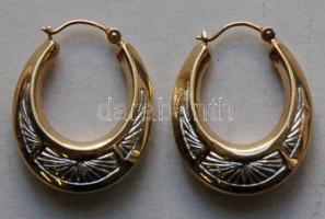 14K arany fülbevaló / 14K gold earring 1,9g