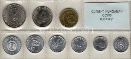 1974. Forgalmi szett 2f-10Ft 9klf db T:BU