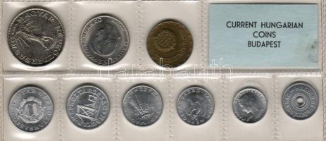 1975. Forgalmi szett 2f-10Ft 9klf db T:BU