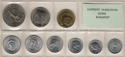 1982. Forgalmi szett 2f-10Ft 9klf db T:BU