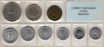 1973. Forgalmi szett 2f-10Ft 9klf db T:BU