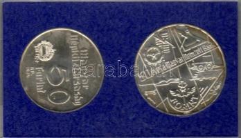 1974. "MNB" sor 50Ft + 100Ft ezüst eredeti tokban T:BU