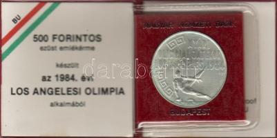 1984. "Los Angeles-olimpia" 500Ft ezüst eredeti csomagolásban T:BU Csak 8000db!