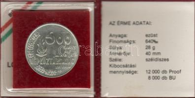 1984. "Los Angeles-olimpia" 500Ft ezüst eredeti csomagolásban T:BU Csak 8000db!