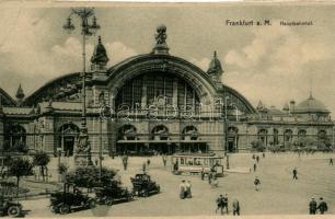 Frankfurt railway station, tram (cut)