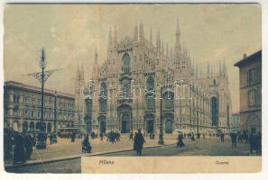 Milan dome, advertisment on backside (cut)