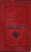 1906 Bártfa szab. kir. város tűzrendészeti szabályrendelete