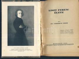 Sommsich Andor: Liszt Ferenc éelete. Bp., 1925. Kissé laza kötés