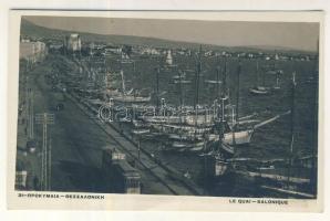 Thessaloniki port, sailing ship