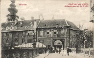 Pozsony Mihály street, bridge, Divald