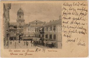 1899 Fiume hosszúcímzéses (saroktörés)